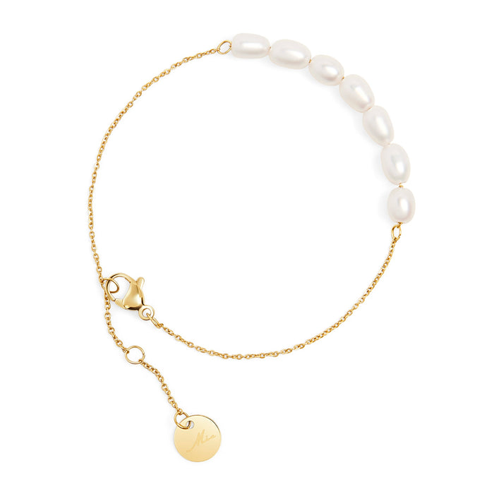 Adrienne pearl bracelet