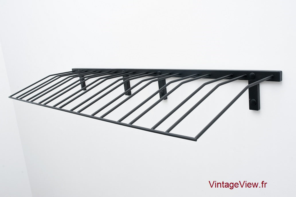 Série w support à bouteilles présentoir en métal (3 à 9 bouteilles)