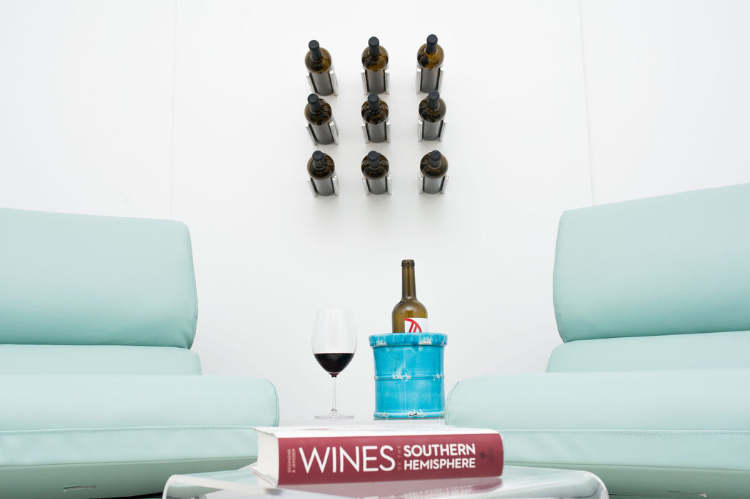 Vino rails mural tiges en métal pour 1 bouteille