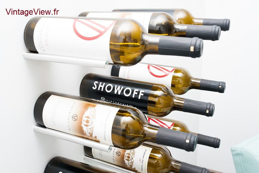 Vino rails mural tiges en métal pour 1 bouteille