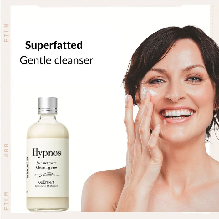 Soin hypnos nettoie et démaquille en douceur la peau.