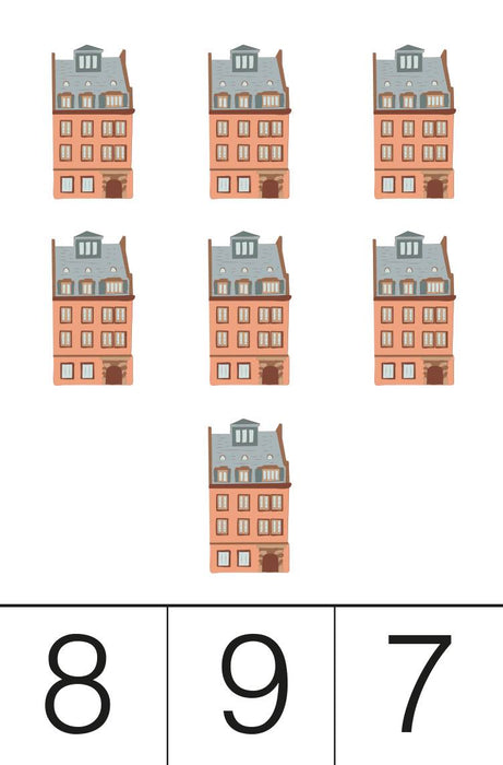 Cartes chiffres 1-10