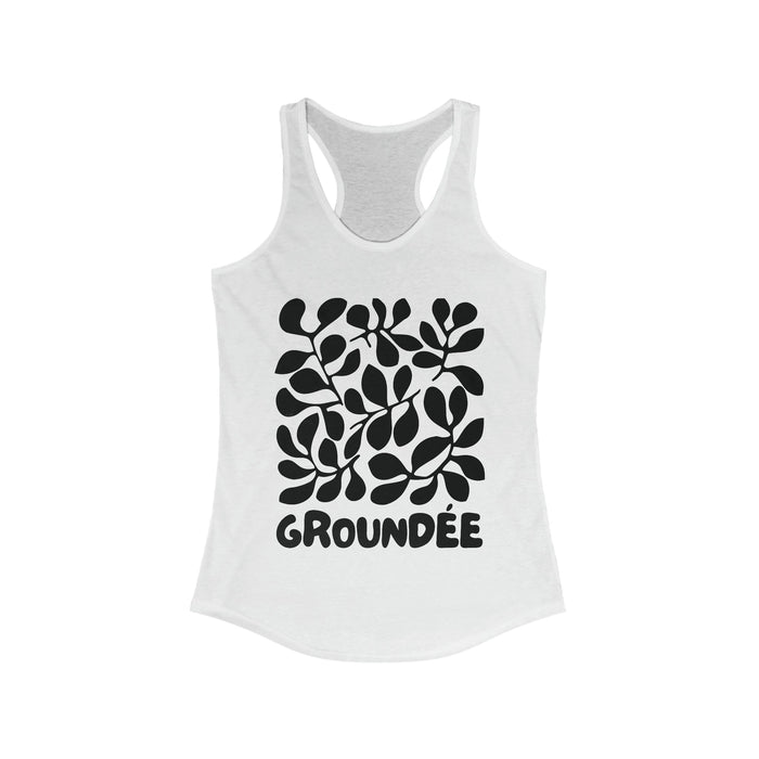 Camisole coton graphique - groundée