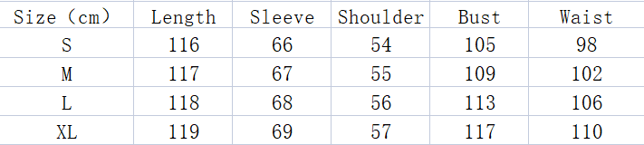 Veste longue en coton denim de mode