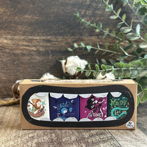 Ensemble cadeau de 4 savons de la savonnerie des diligences