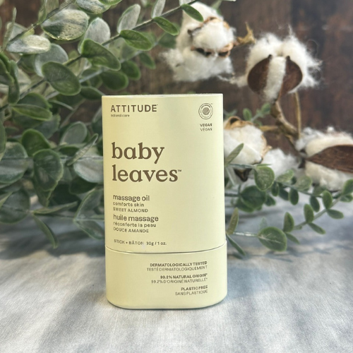 Huile à massage pour bébé zéro déchet Attitude