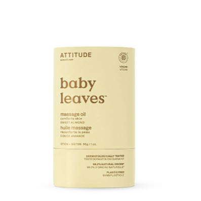 Huile de massage en bâton pour bébé Attitude