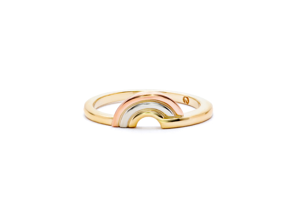 Bague arc-en-ciel 3 tons