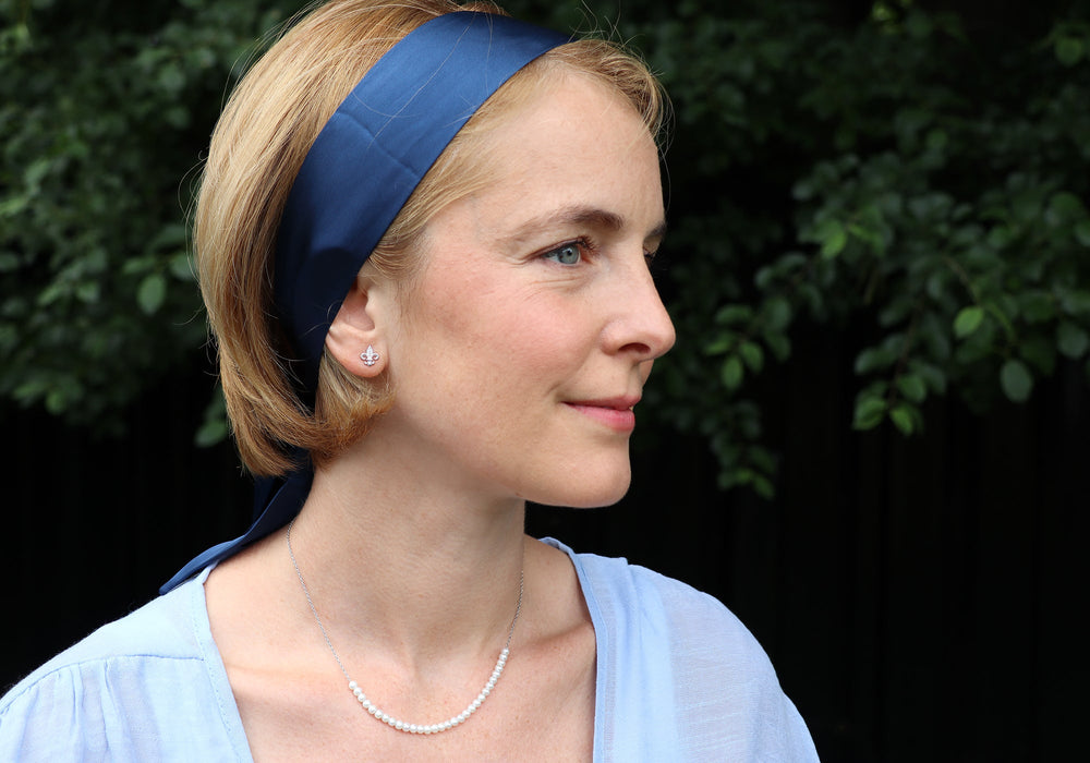 Mini fleur de lys argent sterling