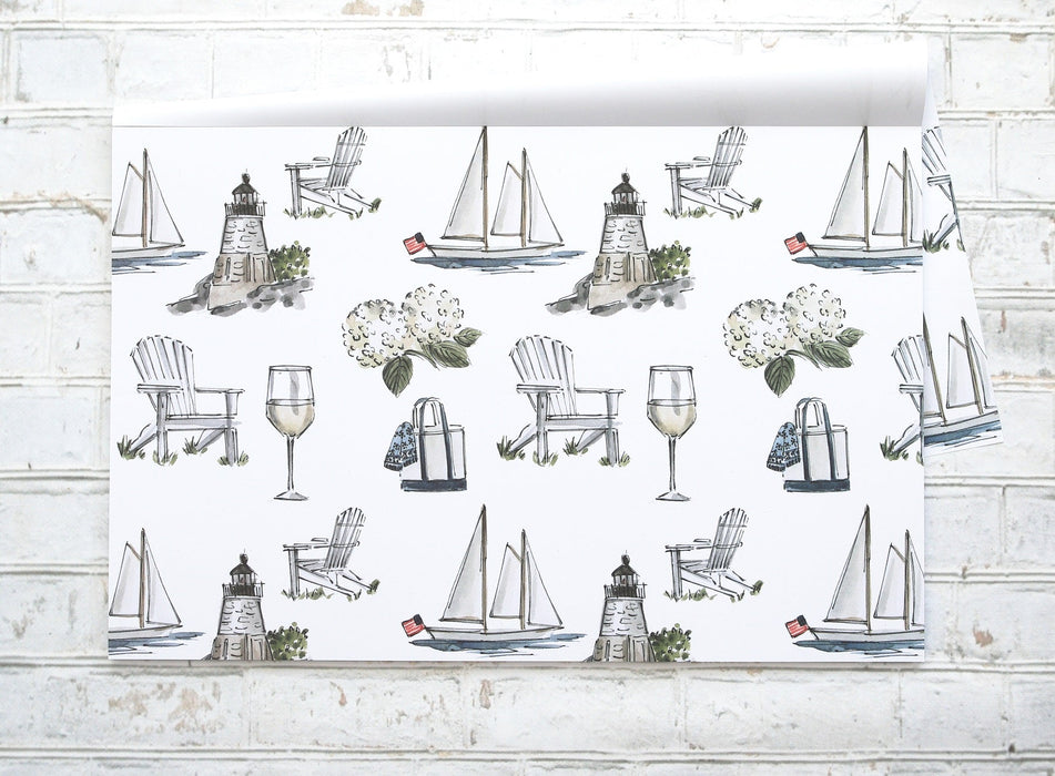 "après-midi d'été" - napperons de papier / paper placemats