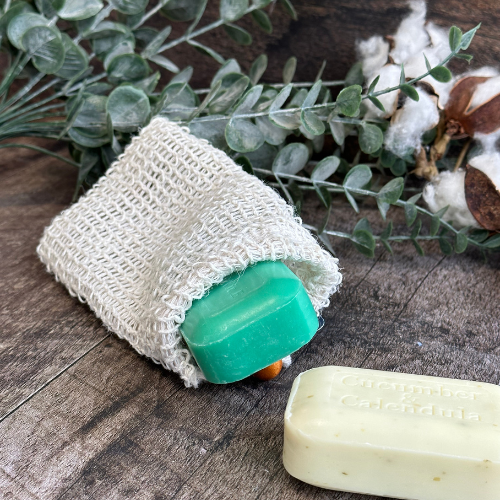 poohette pour retail de savon et ses 2 savons