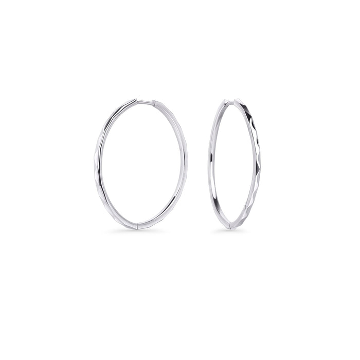 Jade large huggie earrings