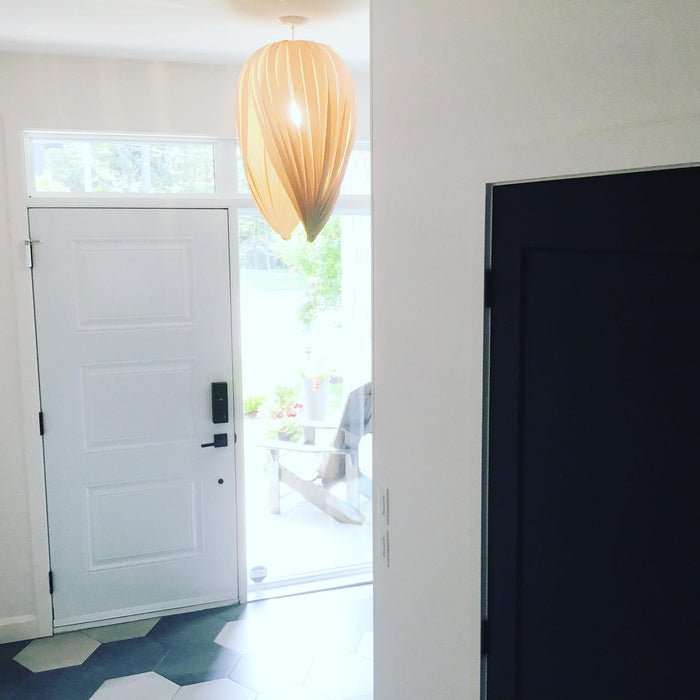 Lampe gladys grande / merisier blanc