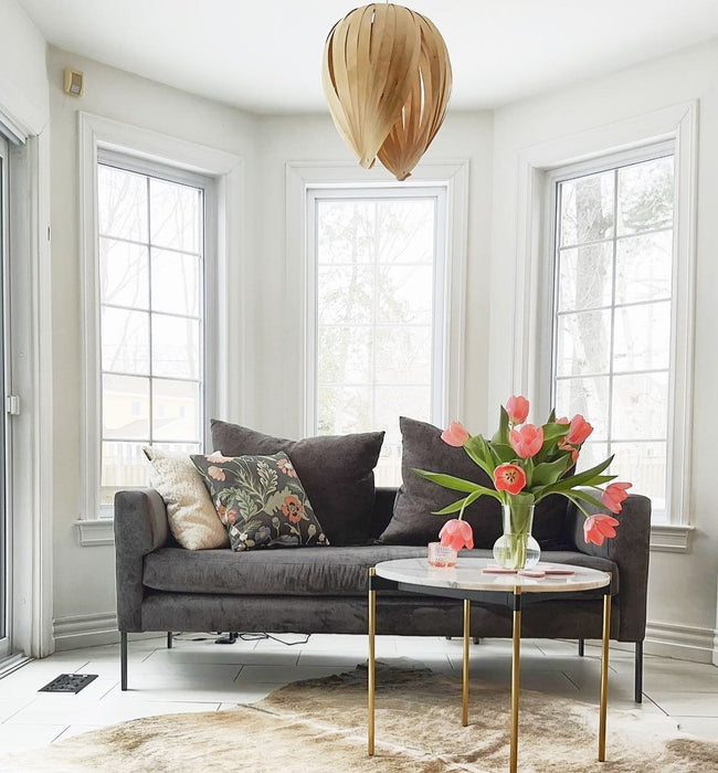 Lampe gladys moyenne / merisier blanc