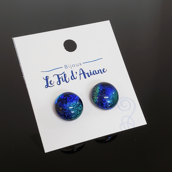 Trio surprise, boucles d'oreilles verre fusion (copie)