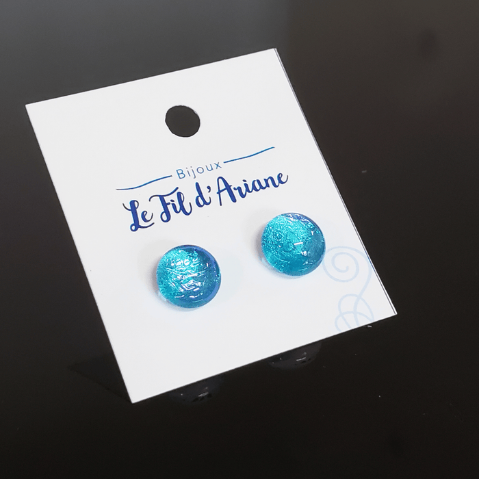 Trio surprise, boucles d'oreilles verre fusion (copie)