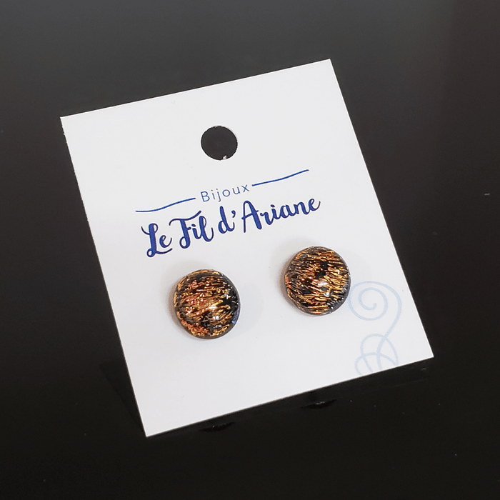 Trio surprise, boucles d'oreilles verre fusion (copie)