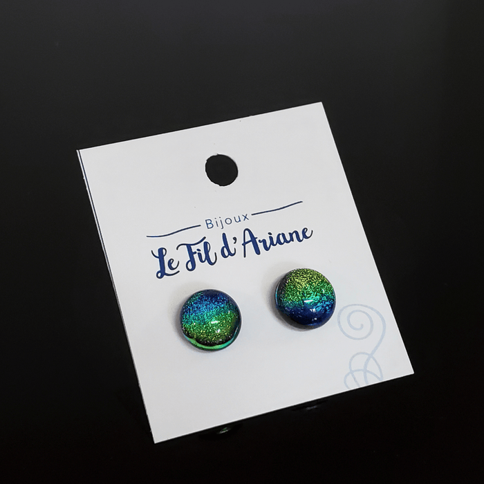 Trio surprise, boucles d'oreilles verre fusion (copie)