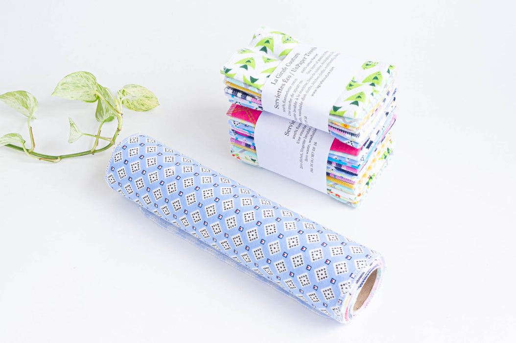 Serviette réutilisable, essuie-tout sans papier, chiffon de cuisine, zéro déchet, lingettes écologiques, tissu super absorbant