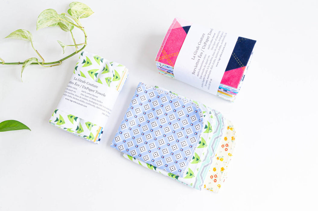 Serviette réutilisable, essuie-tout sans papier, chiffon de cuisine, zéro déchet, lingettes écologiques, tissu super absorbant