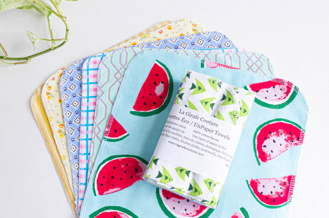 Serviette réutilisable, essuie-tout sans papier, chiffon de cuisine, zéro déchet, lingettes écologiques, tissu super absorbant