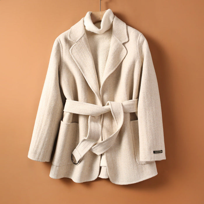 Manteau de tempérament femmes de laine