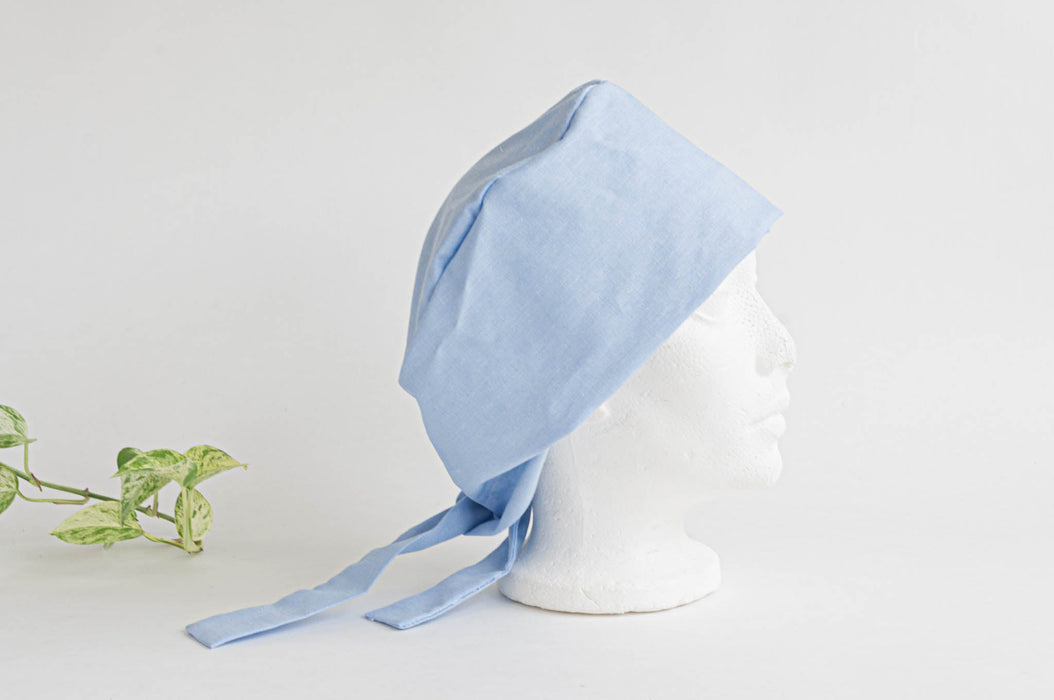 Bonnet chirurgical | chambray bleu