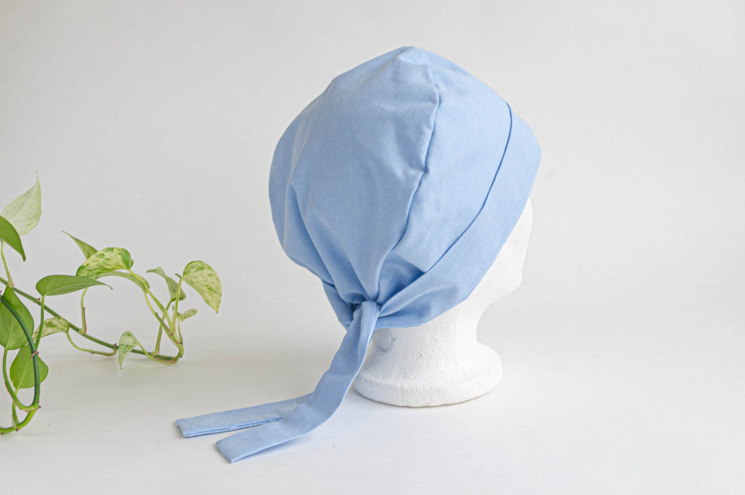 Bonnet chirurgical | chambray bleu