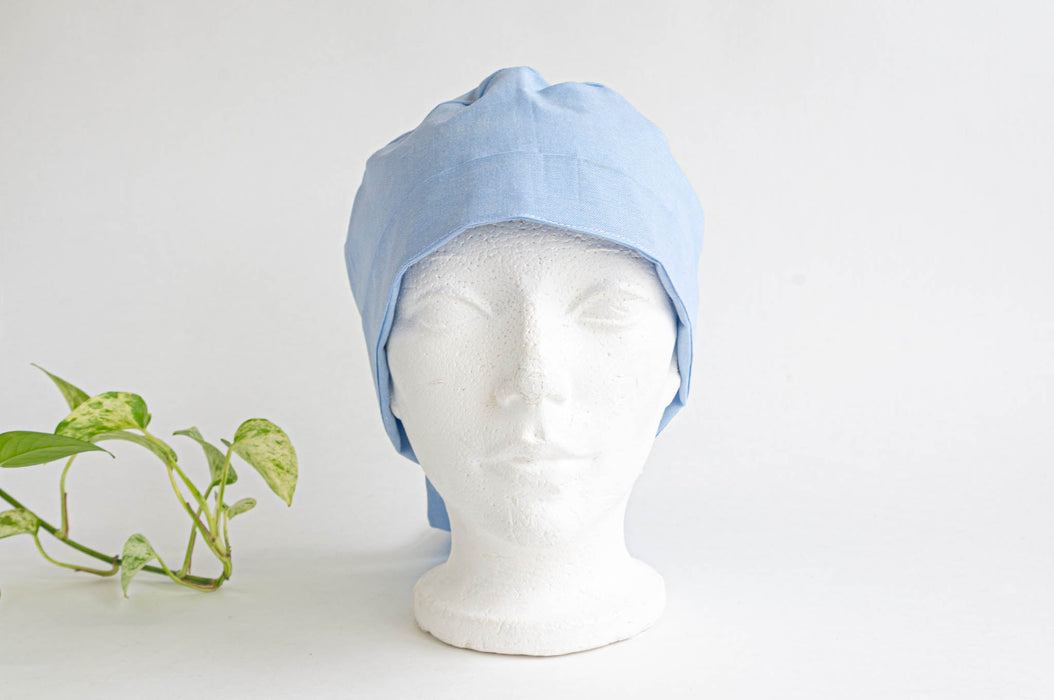 Bonnet chirurgical | chambray bleu
