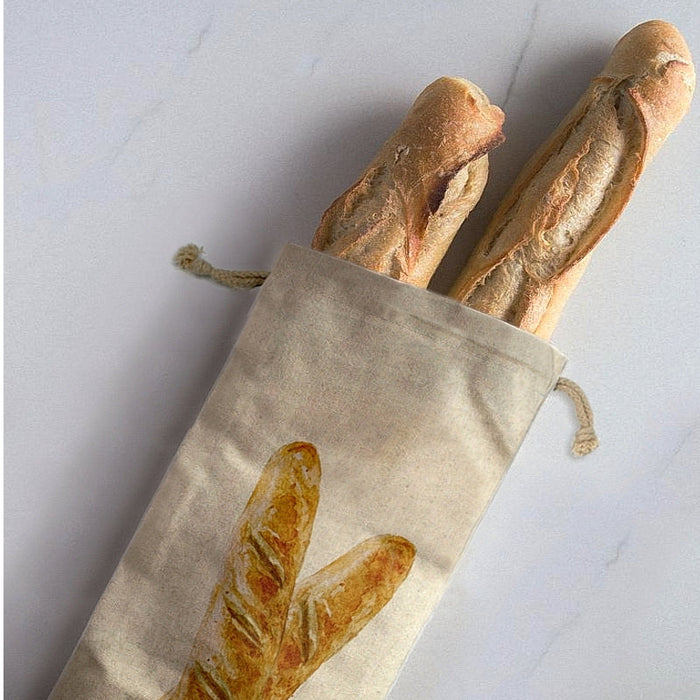 sac réutilisable baguette