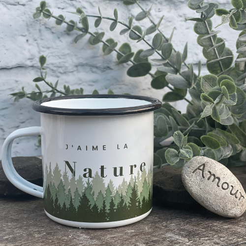 tasse acier émaillé 