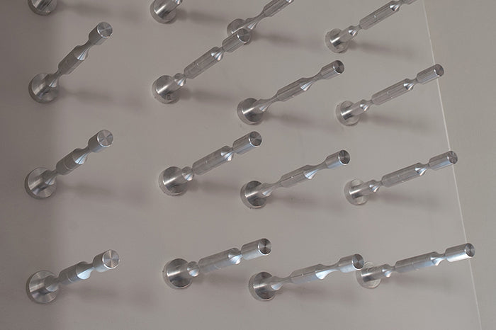 Vino pins mural tiges en métal pour 2 bouteilles