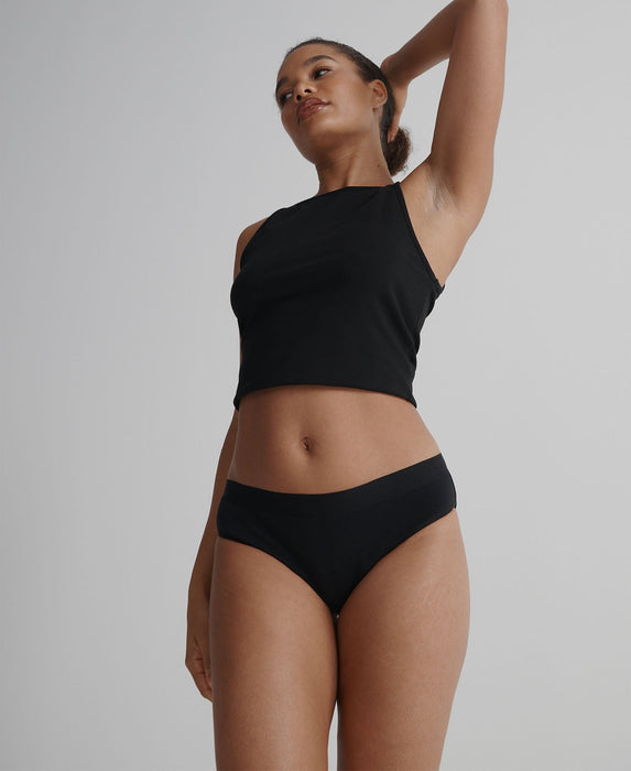 Bikini pour règles coton biologique - absorption 3 tampon