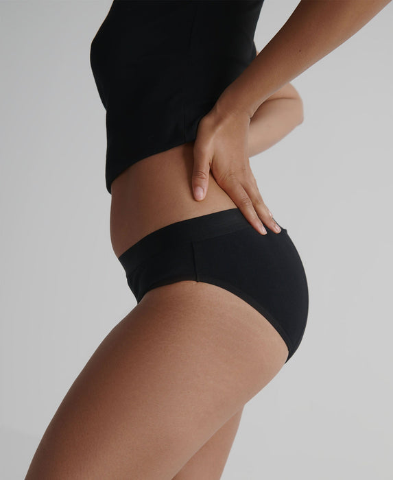 Bikini pour règles coton biologique - absorption 3 tampon
