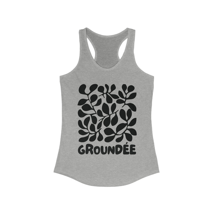 Camisole coton graphique - groundée