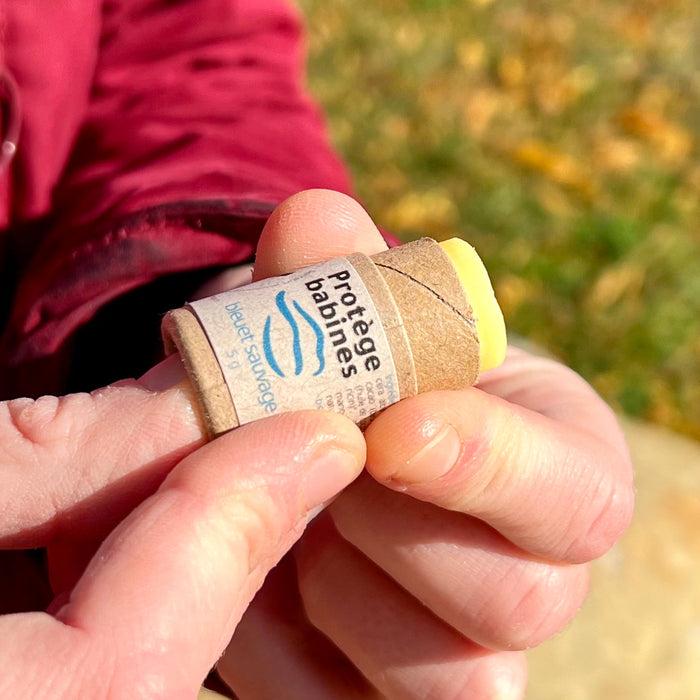 Protège-babines - baume à lèvres menthe, sapin baumier