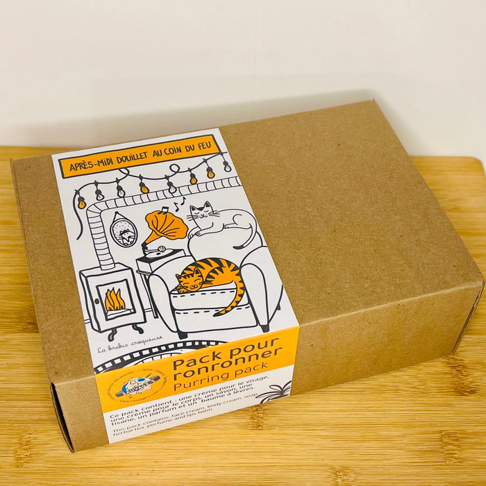 Après-midi douillet au coin du feu - coffret pour ronronner
