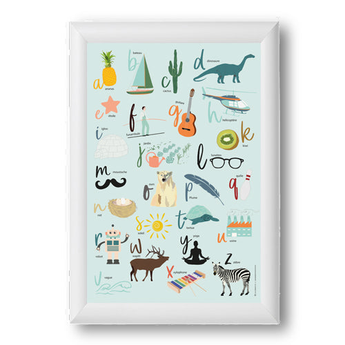 Abécédaires lili graffiti x le monde est tout-petit