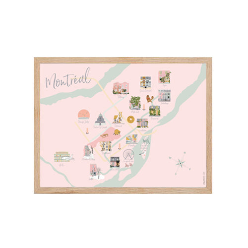 Carte de montréal