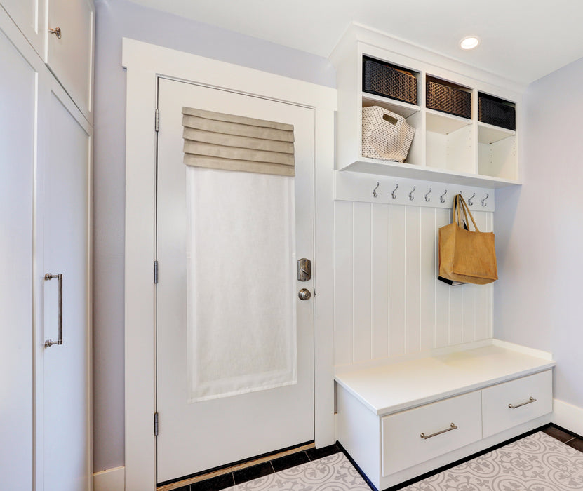 Rideau PAOMA avec tringle magnétique pour porte d'entrée