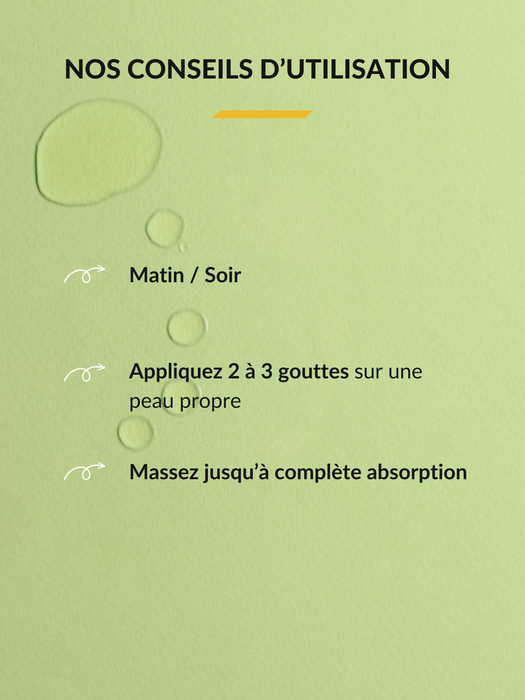 les conseils d'utilisation du sérum A pour l'acné