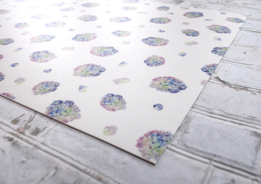 Napperon de vinyle - hortensia / hydrangea