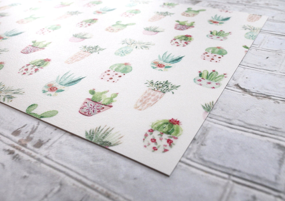 Napperon de vinyle - bébé plantes / baby plants