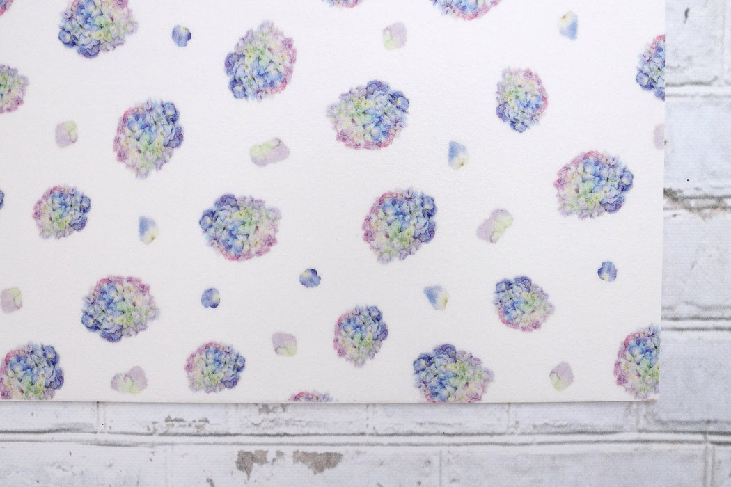 Napperon de vinyle - hortensia / hydrangea