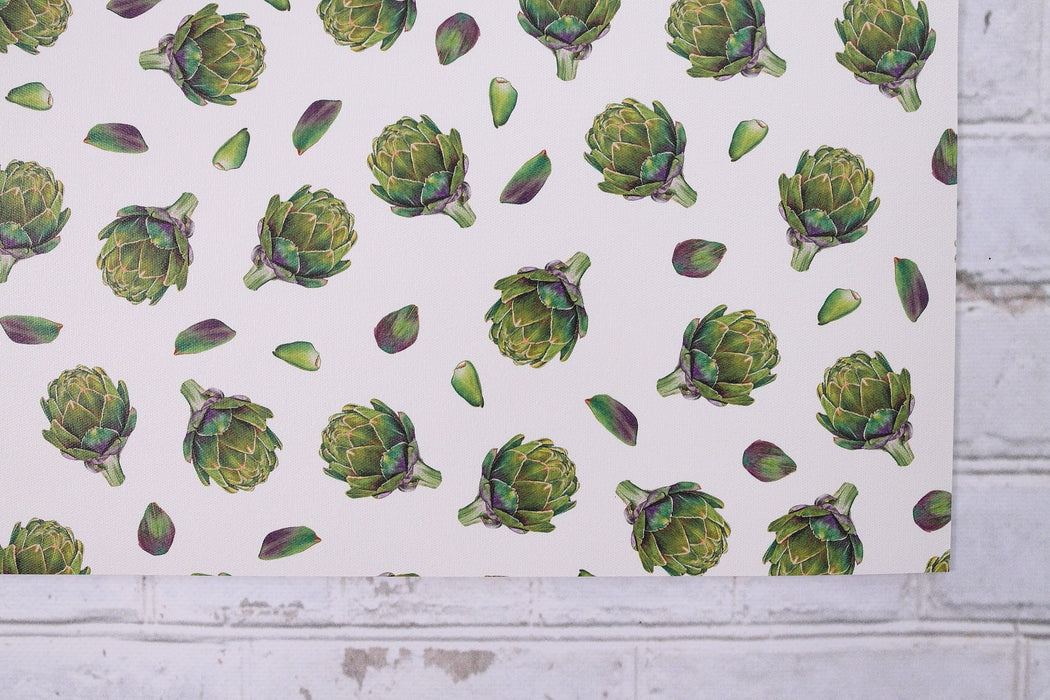 Napperon de vinyle - artichaut / artichoke