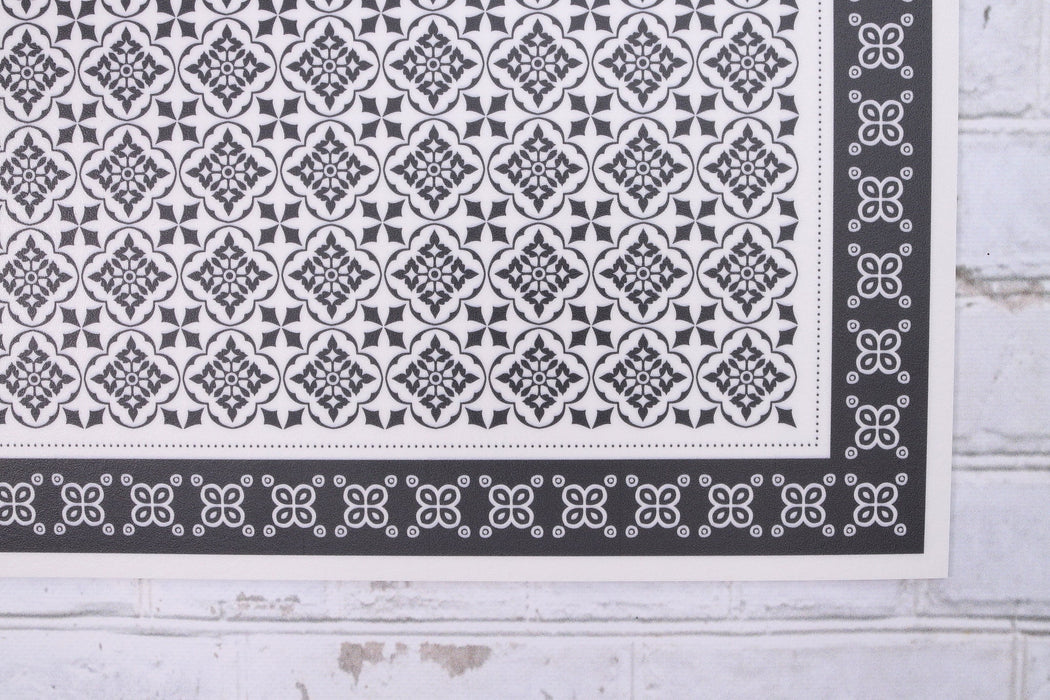 Napperon de vinyle - azulejos gris / azulejos grey