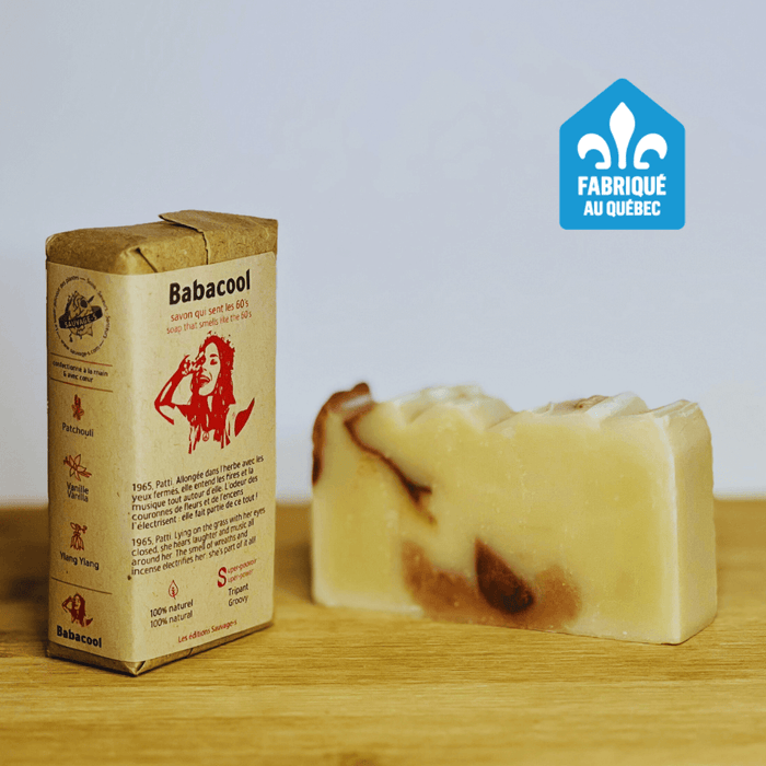 Babacool - savon qui sent les 60’s