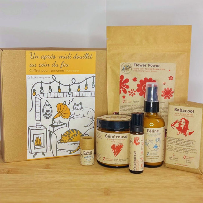 Après-midi douillet au coin du feu - coffret pour ronronner