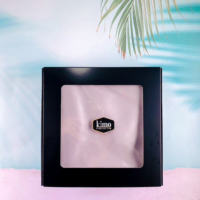 TAIE D'OREILLER EN SOIE 22 MOMMES - NOIR - Kimo Soaps