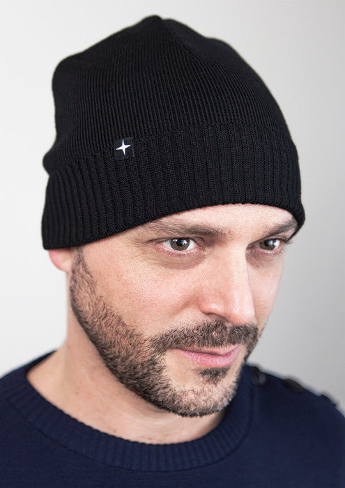 SWENN - Photos - Tuque en mérinos - noir